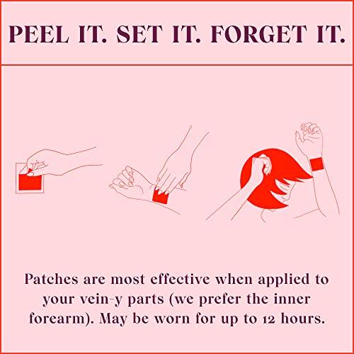 Fleur March Fleur Marche Focus, Plz. Botanical Patch - Brain Boosting Focus Patch with Caffeine, Lion\'s Mane and Other Powerful Nootropics - Highly Bioavailable Wellness - 7 Patches