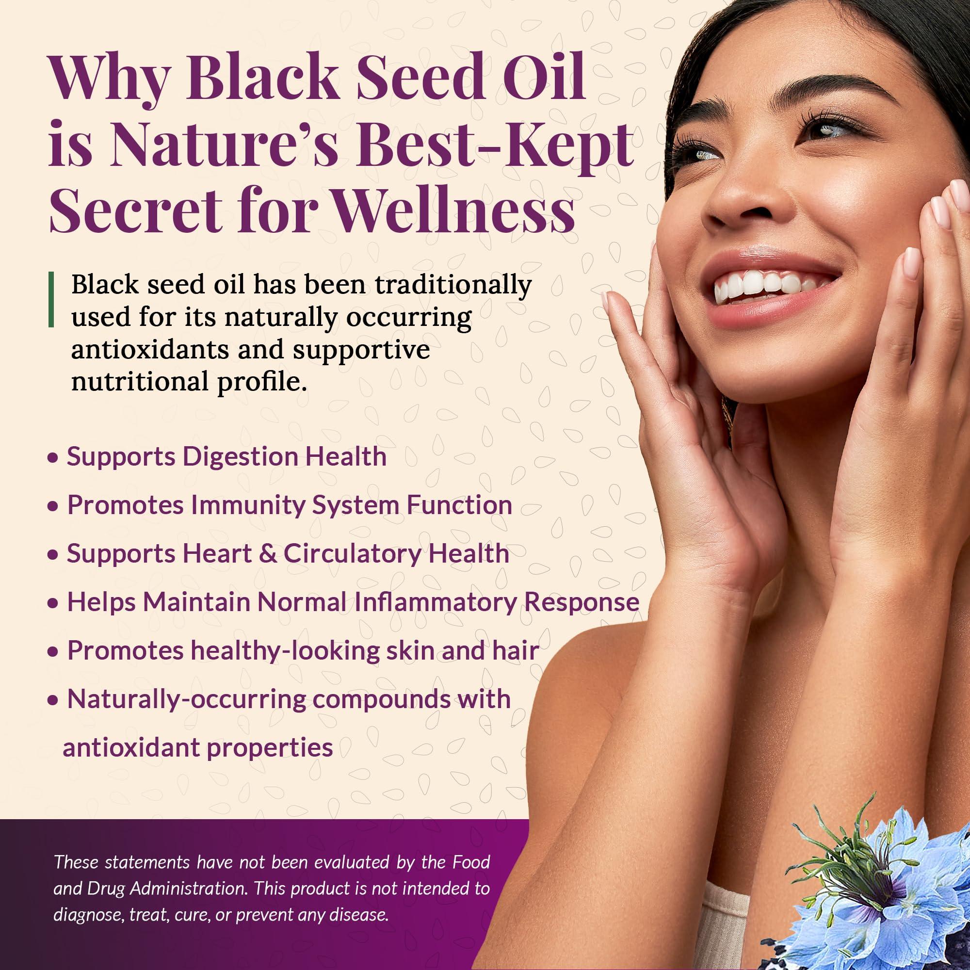 BioNatal Bionatal's Ethiopian Black Seed Oil 4.2oz (GLASS), Up to 4.34% Thymoquinone (TQ), Nigella Sativa Seeds, Non-filtered black cumin seed oil, Cold-pressed