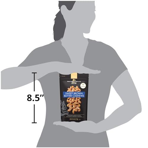 Squirrel Brand Squirrel Brand Sweet Brown Butter Cashews, 3.5 Ounces Resealable Bag, Gluten Free, Vegetarian