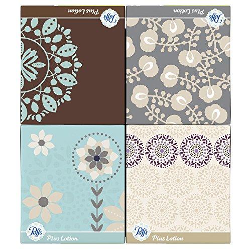 Puffs Puffs Plus Lotion Facial Tissues,4 count,pack of 6