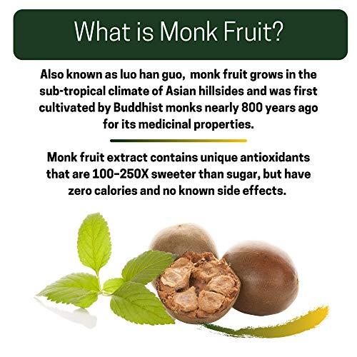 ChipMonk ChipMonk AlluMonk - Allulose and Monk Fruit Sweetener Blend - Keto, Diabetic & Paleo Friendly - Zero Calorie, Zero Carb, Granulated Natural Sugar Substitute - Gluten Free, Vegan