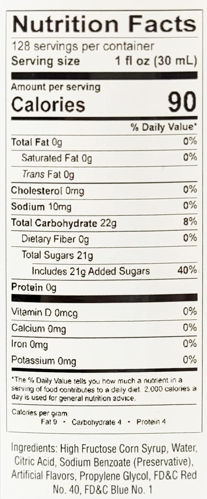 Bits N Things Snow Cone Flavoring Syrup 1 Gallon | 128 fl oz. (Grape)