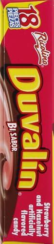 RICOLINO Duvalin Bi Sabor Strwberry and Hazelnut , 0.53 Ounce