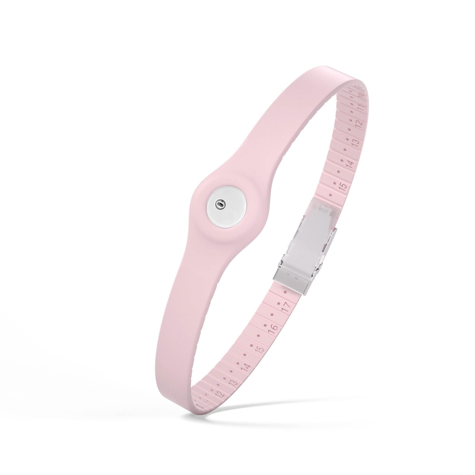 Divoti Divoti CGM Continuous Glucose Monitor Sensor Cover Armband Compatible with Freestyle Libre 3, Trim-to-fit Adjustability - Baby Pink