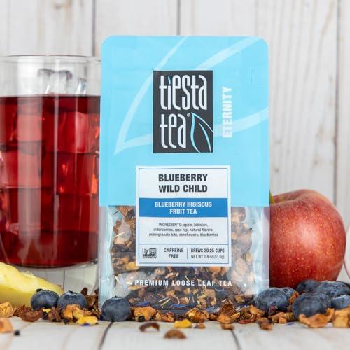 Tiesta Tea Tiesta Tea - Fruity Loose Leaf Tea Gift Box | Medium Caffeinated Tea Variety Pack | Make Hot & Iced Tea | 3 Pouches of Assorted Tea Blends with Green Tea, Blueberry Fruit Tea & Hibiscus Fruit Tea