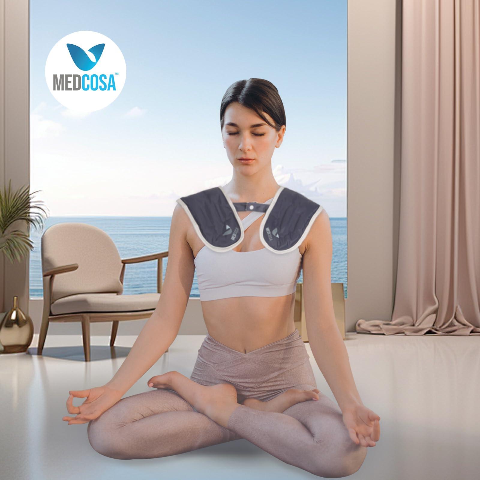 Medcosa Medcosa Large Neck and Shoulder Gel Ice Pack | Chill That Pain in The Neck | Neck & Shoulder Wrap Ideal for Post-Surgery, Reducing Muscle Pain & Aiding Injury Recovery