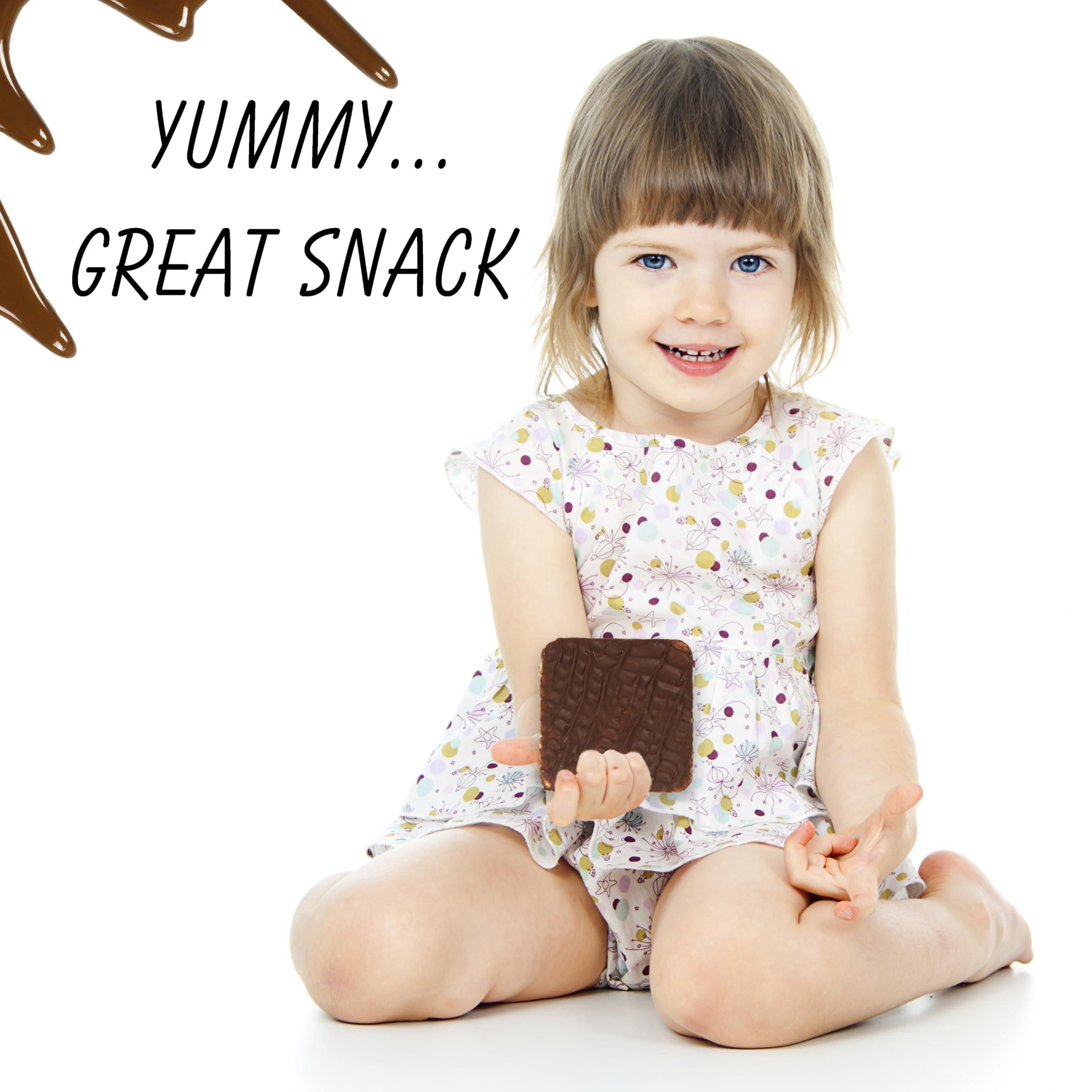 SNACKTERY Dark Chocolate Rice Cakes - Chocolate Coated Rice Cake Snacks - Whole Grain Dairy Free Gluten Free Rice Cakes - Healthy Low Calorie Snacks - Kosher - 3 Pack - 6 Cakes Per Pack - 18 Total