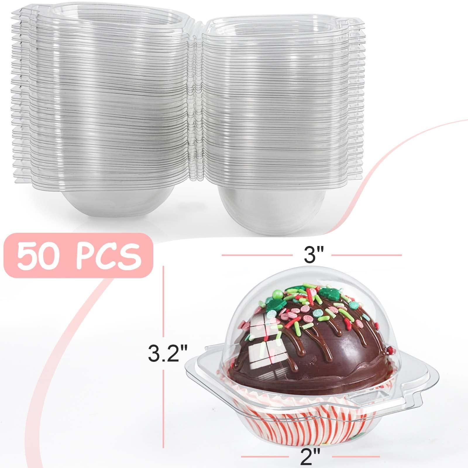Vowcarol Hot Cocoa Bomb Packaging Boxes, Cocoa Bomb Boxes Spherical Hot Chocolate Bomb Holder 50 Pack