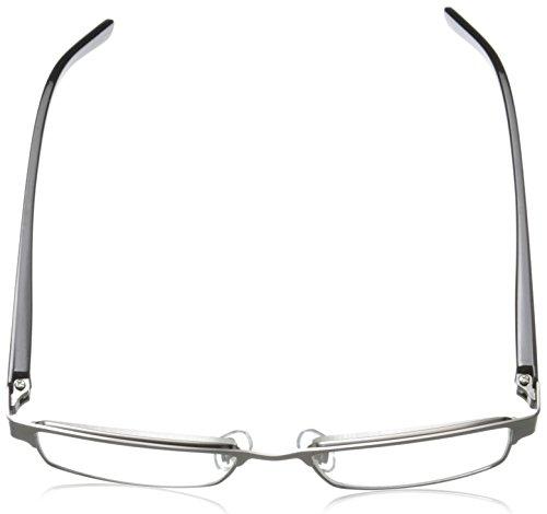 Foster Grant Foster Grant Chip Reading Glasses, Gunmetal/Transparent, 59 mm