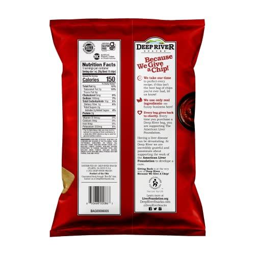 Deep River Snacks Deep River Snacks Mesquite BBQ Kettle Cooked Potato Chips, 5-Ounce (Pack of 12)
