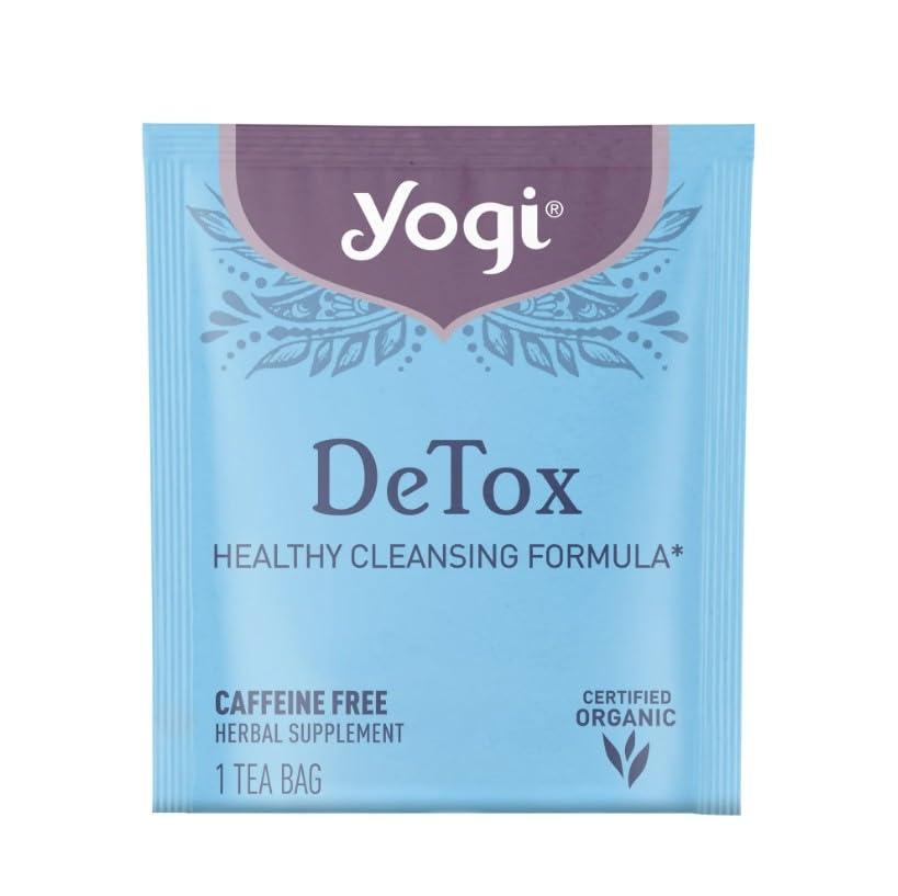 Yogi Yogi DeTox, Herbal Tea Supplement, 16-Count Tea Bags (Pack of 6) ( Value Bulk Multi-pack)