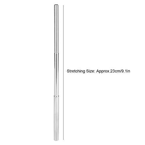 Yuecoom Collapsible Straw Travel Straw, Reusable Straws with Case Stainless Steel Straws Drinking Dishwasher Safe +Straw Cleaning Brush(Black)