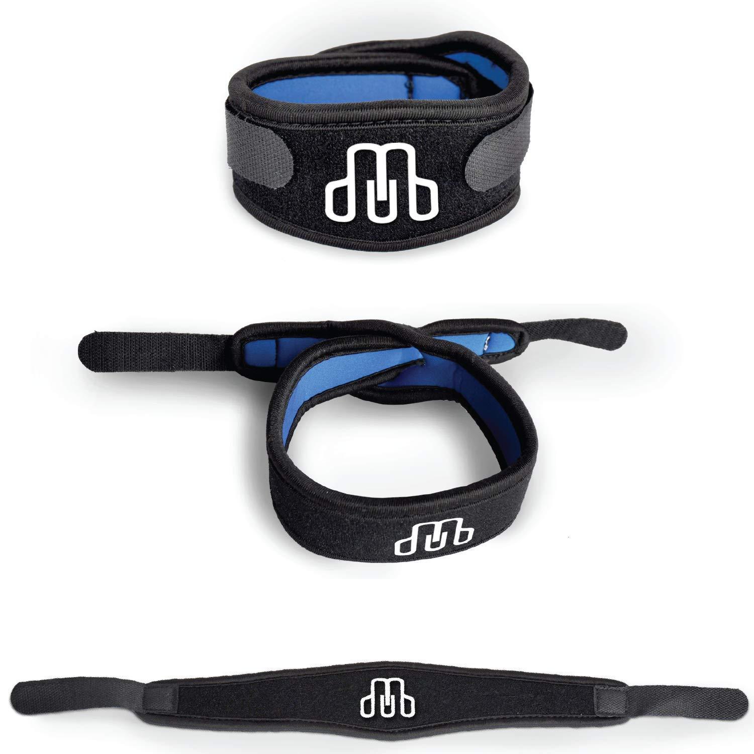 CROSSTRAP CROSSTRAP Shin Splint Support Strap | Adjustable Neoprene Shin Splint & Leg Compression Support Strap | for Strains, Injuries, Pain, Pulled Muscles, Torn Calf | for Men & Women | 1 Strap (Small)