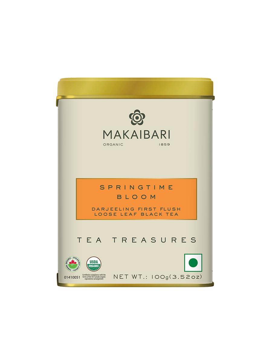 Makaibari Spring Time Bloom | Tin Caddy 100 gm | First Flush black Tea