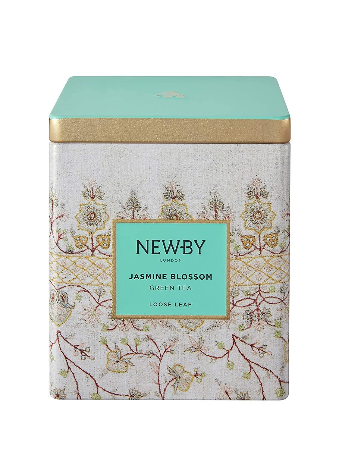 newby Newby Jasmine Blossom Green Tea Caddy, 125g