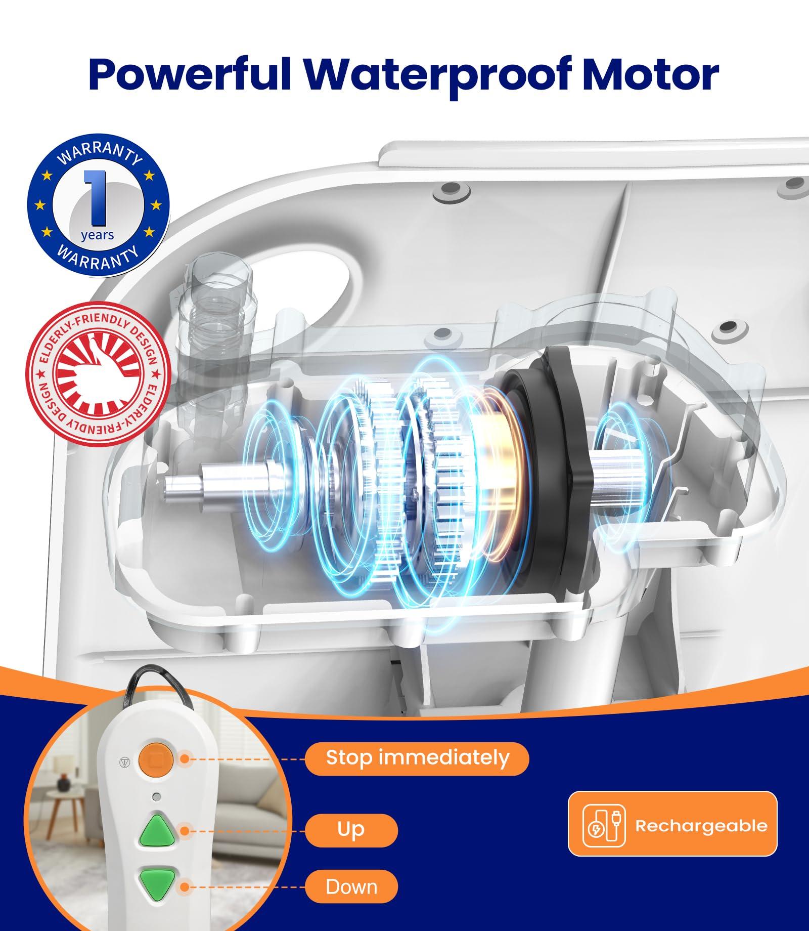 MAIDeSITe MAIDeSITe Electric Chair Lift, Get Up from Floor, Floor Lift for Elderly, Can be Raised to 20, Help You Stand Up Again, Support Up to 300 LBS, Item Weight 30 LBS, FSA HSA Eligible, JC35M3