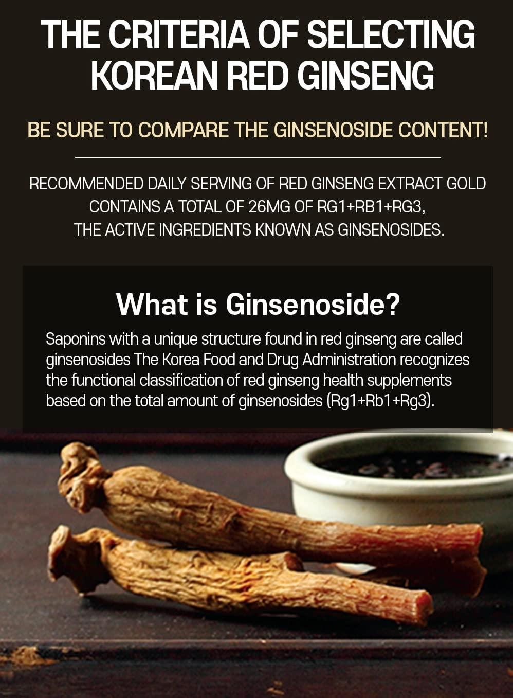 SAMSIDAE SAMSIDAE Korean Red Ginseng Extract Gold 240g 6 Years (13mg/g), 100% Korean Red Ginseng Extract - Boost Immunity and Promote Enhance Immunity, Mental Performance, Stamina, Energy Health