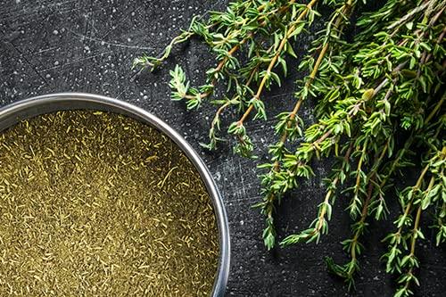 Unpretentious Unpretentious Ground Thyme, 1 lb, Versatile Seasoning, Savory Flavor, Soups & Sauces