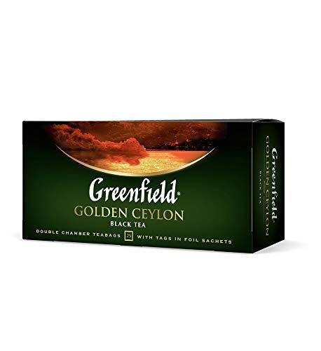 Greenfield Greenfield Golden Ceylon ?lassic Collection Black Tea Finely Selected Speciality Tea 25 Double Chamber Teabags With Tags in Foil Sachets