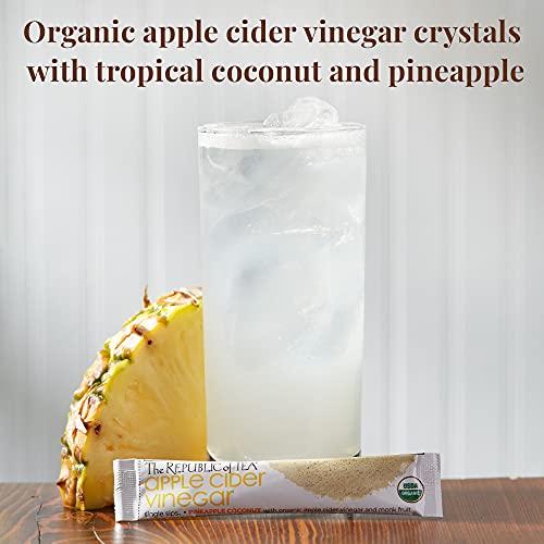 The Republic of Tea Republic Of Tea, Tea Acv Pineapple Coconut Single Sip Organic, 0.2 Ounce, 14 Count