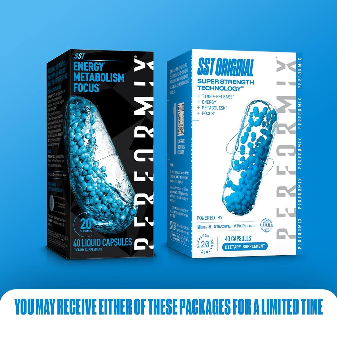 PERFORMIX PERFORMIX - SST Original - Pre-Workout, 250 mg Caffeine, 120 Capsules - Energy Supplements, No Crash, Fitness Goals, Nootropic - Timed-Release for All Day Focus, Mood & Energy Boost - Men & Women