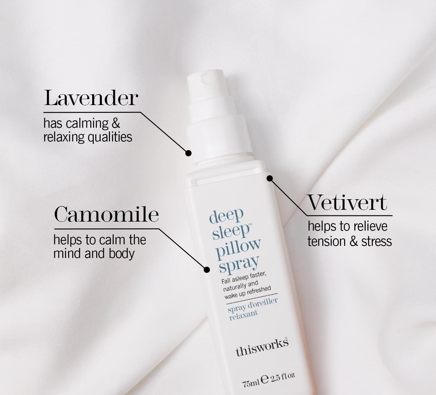 ThisWorks ThisWorks Deep Sleep Bed & Shower Bundle. Pillow Spray & Shower Gel, (2.5 fl oz & 8.4 fl oz)
