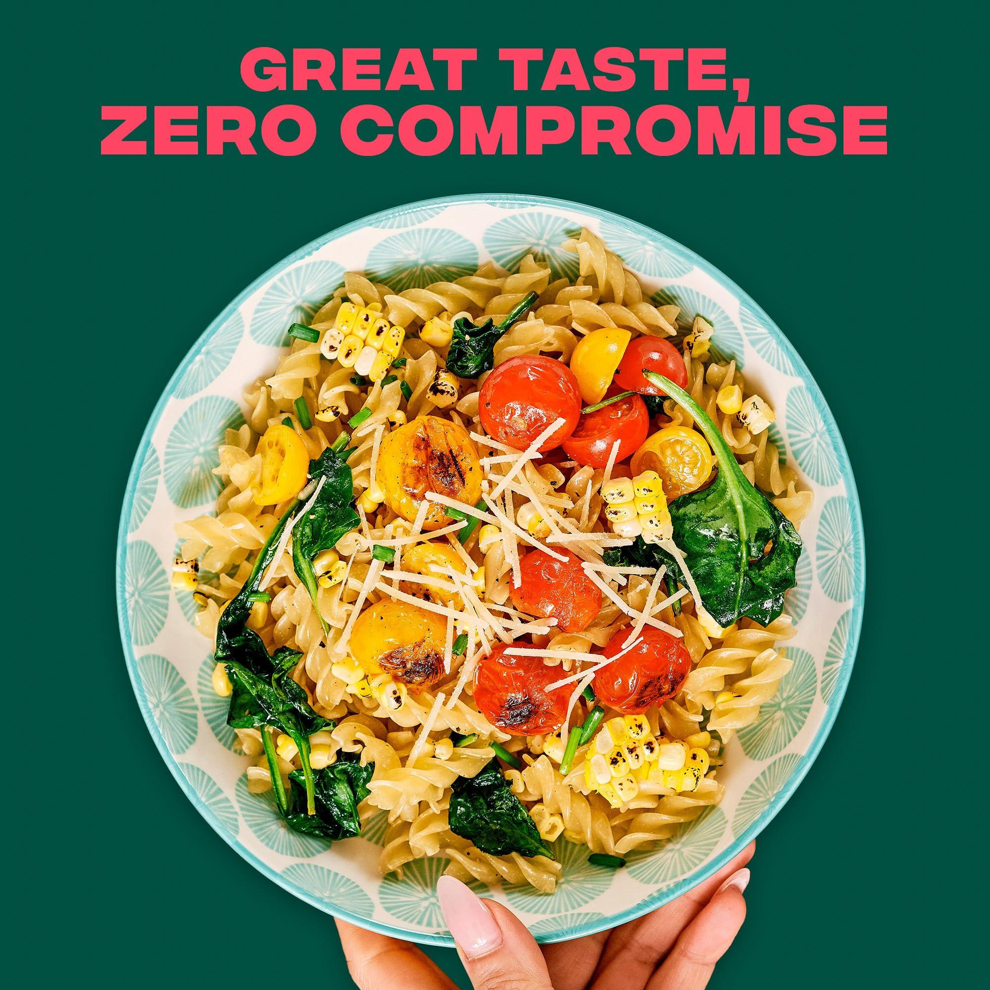 CARBE DIEM Carbe Diem!, Rotini, Lower Net Carb Pasta with Traditional Flavor & Texture, 55% Fewer Net Carbs & Only 110 Calories Per Serving, Pack of 3