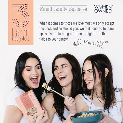 Three Farm Daughters Three Farm Daughters High Fiber Pasta Cavatappi Pack, Low GI, Non GMO Cavatappi Pasta Noodles, Low Net Carb, Made in the USA, 12 oz. (8 Pack)