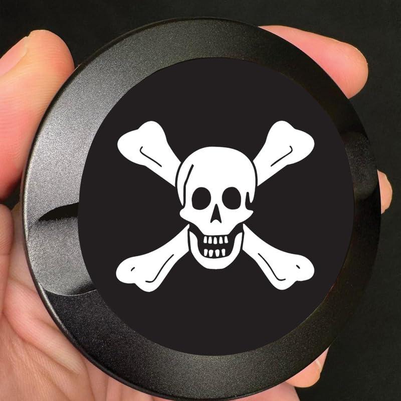 Brotherhood Metal Zyn Container | Metal Zyn Holder | Zyn Metal Can | Metal Container for Zyn|Metal Zyn Pouch Cans | Pirate Flags Pirates Booty | Metal Zyn Pouch | Pirate Richard Morley Skull and Crossbones