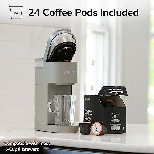 For Wellness For Wellness Organic Arabica Coffee Pods (24 Pods, Medium Roast) Pair With The Good Stuff to Supercharge Your Coffee