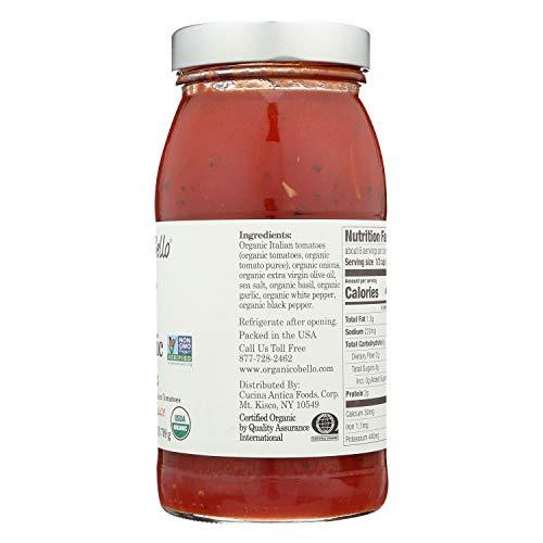 Organico Bello Organico Bello Organic Marinara Pasta Sauce, 25 oz