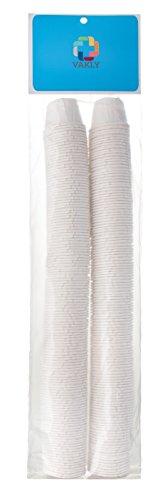 Vakly Disposable Paper Souffle Medicine Cups 3/4 oz [Pack of 2500] – (0.75 Ounce) Small Cups for Medication Distribution, Pills, Tasting, Condiments, Food and Dessert Serving