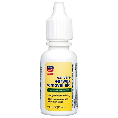 Rite Aid Rite Aid Earwax Removal Aid – 0.5 fl oz. | Carbamide Peroxide 6.5% | Ear Wax Removal | Ear Wax Removal Drops | Ear Cleaner