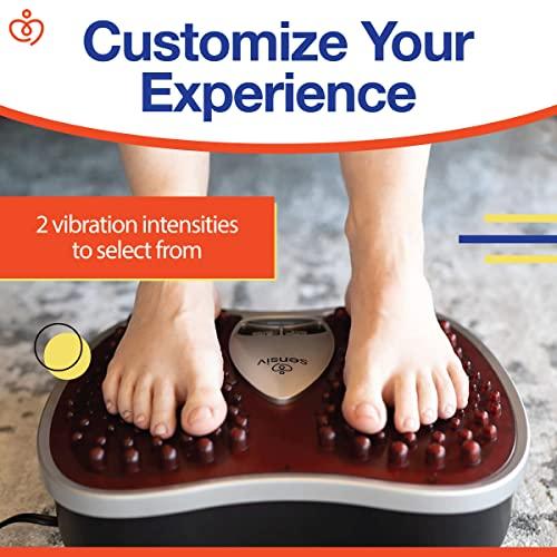Sensiv Sensiv Acupressure Foot Massager for Blood Circulation and Pain Relief for Foot Pain and Plantar Fasciitis Relief Infrared Heat with Adjustable Vibration