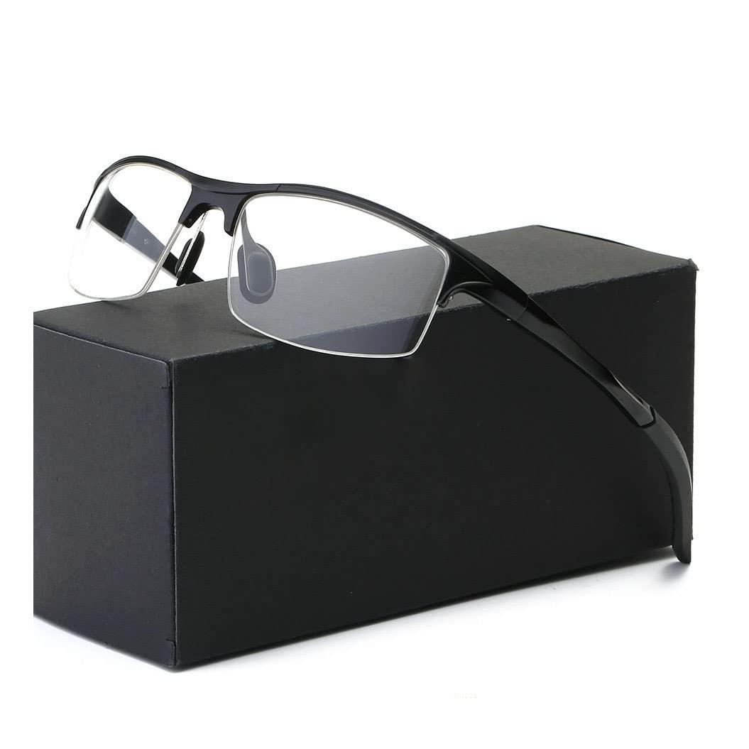 willochra sports cycling full lens Reading Glasses Men Presbyopia Hyperopia Glasses Transition Sun Photochromic Sunglasses Reader (2pcs-black&silver, 1.25, multiplier_x)