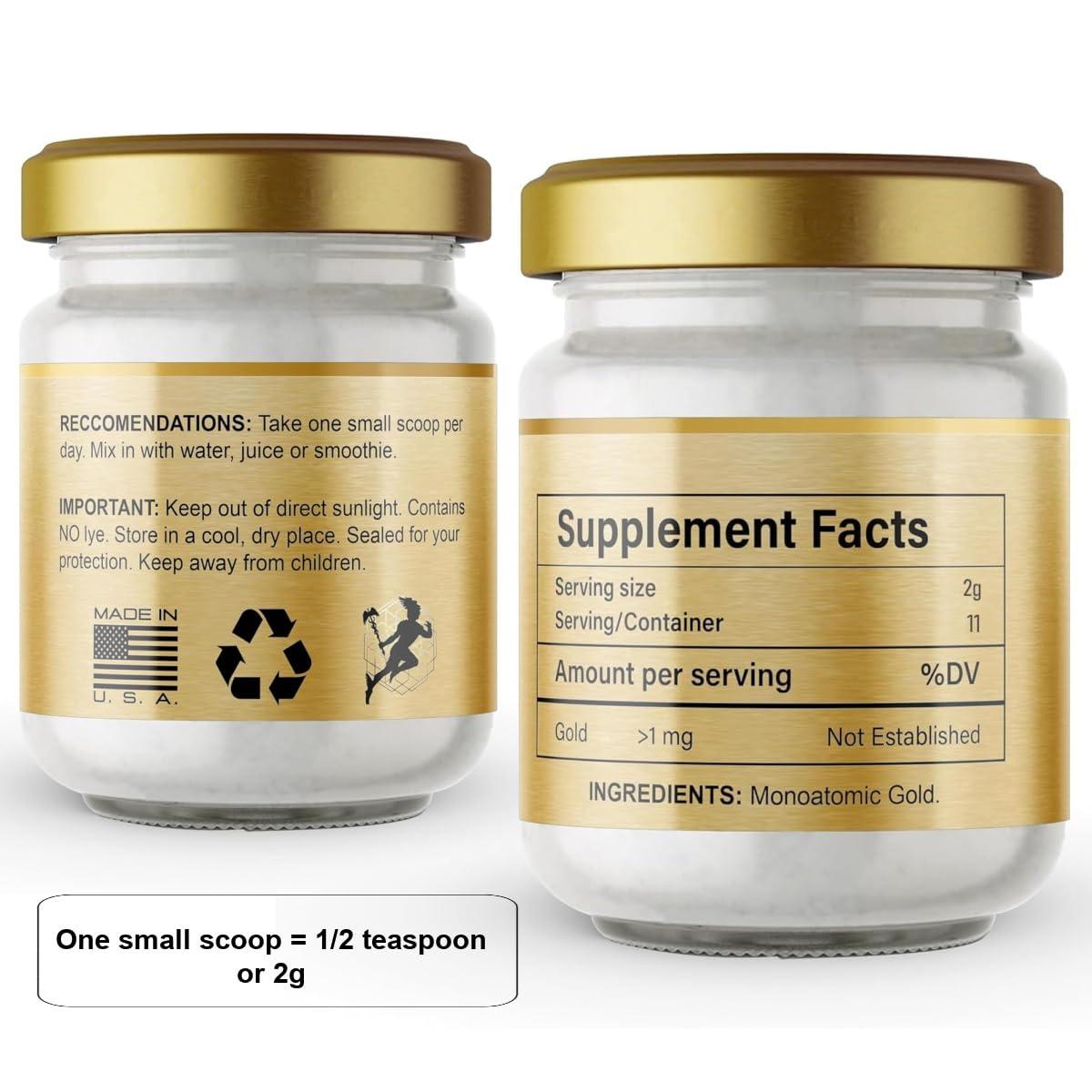 I Am Joy co. I Am Joy co. Pure Ormus White Gold Powder Monoatomic M-State 24k 99.99% | No Plastic, No Lye, No Dyes, No Fillers | 22 Grams