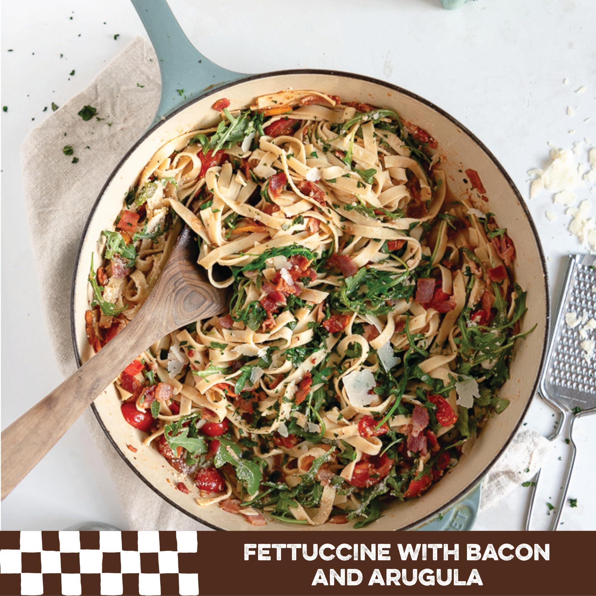 AL DENTE AL DENTE Carba-Nada Egg Fettuccine, Lower Carb, 16g High Protein, Cage Free Eggs, Non-GMO, Artisanal, Homemade Taste & Texture, 10oz Bags (Pack of 2)