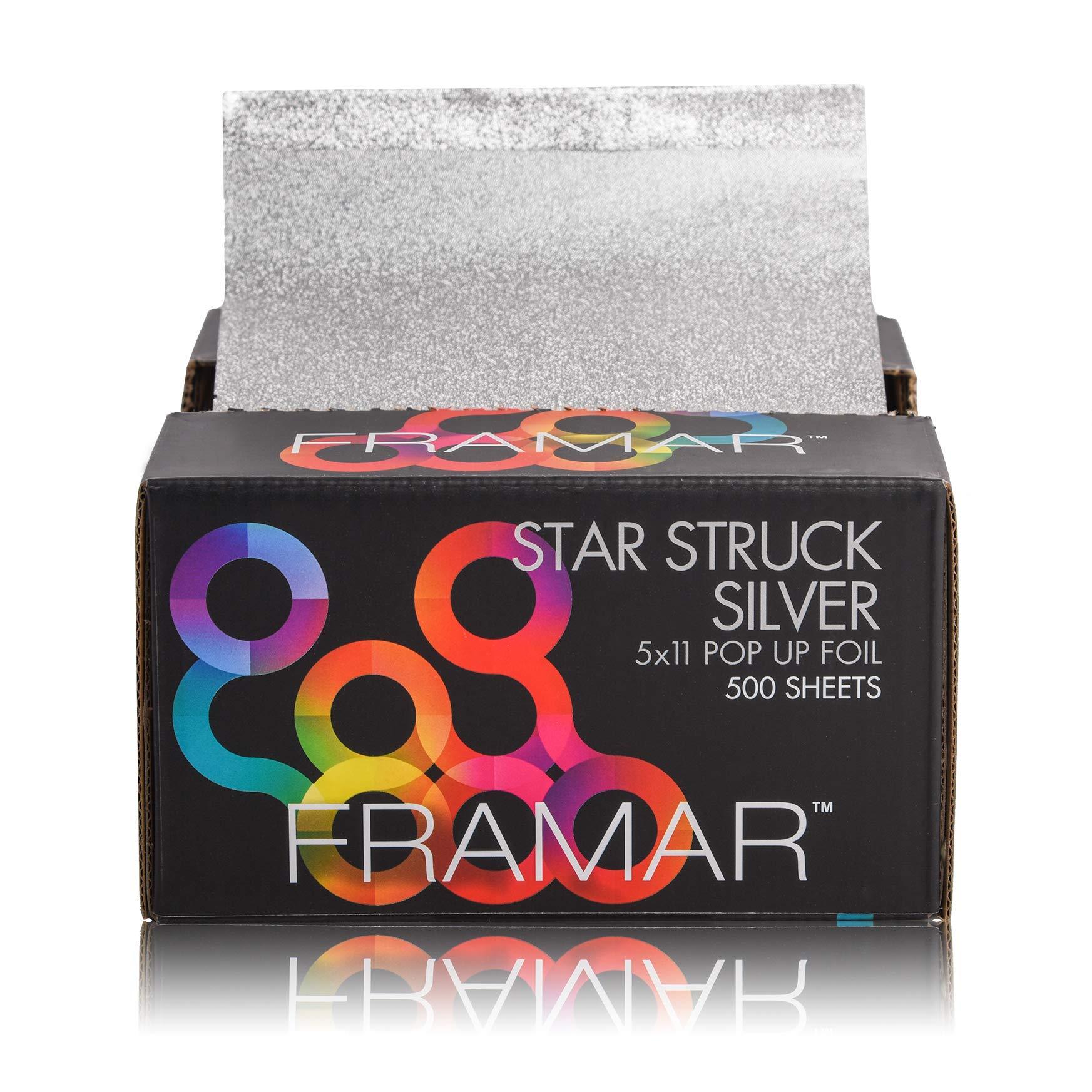 FRAMAR Framar Star Struck Silver Pop Up Hair Foil - Green Gloves Disposable Latex Free