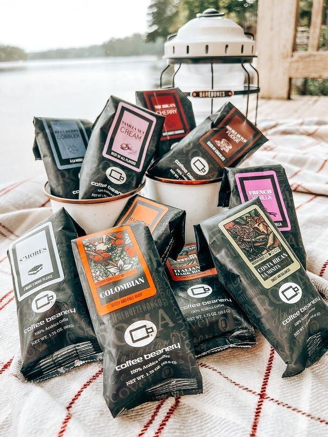 Coffee Beanery Colombian Specialty Coffee | 1 bag - 1.75oz Try Me Size Coffee Sampler | Medium Roast