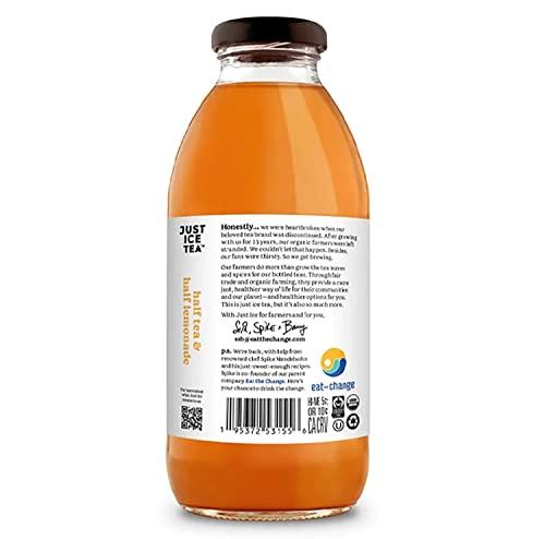 Just Ice Tea Just Ice Tea Organic Half Tea & Half Lemonade, 16 FZ
