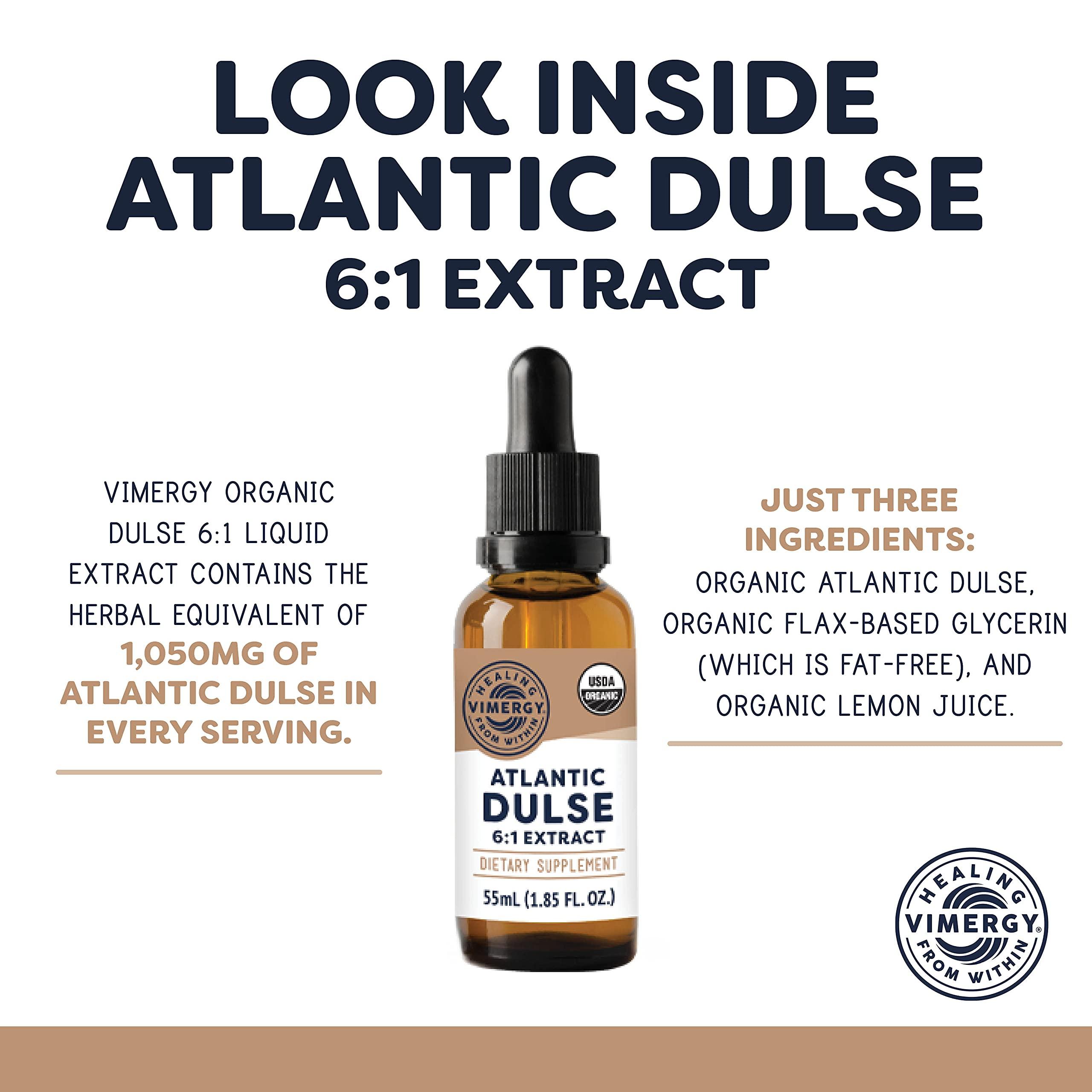 Vimergy Vimergy Atlantic Dulse Liquid Antioxidant Support* Promotes Free Radical Protection* Organic, Vegan, Gluten-Free 55 Servings (55 mL)