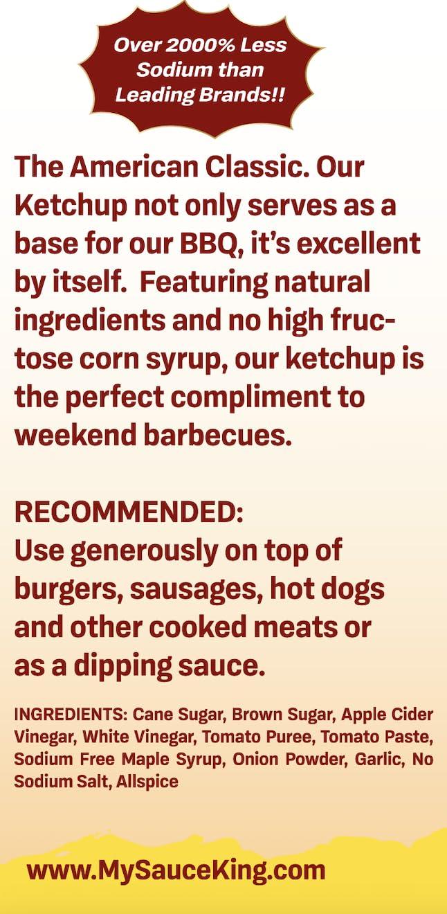 Sauce King Sauce King Original Low Sodium Ketchup