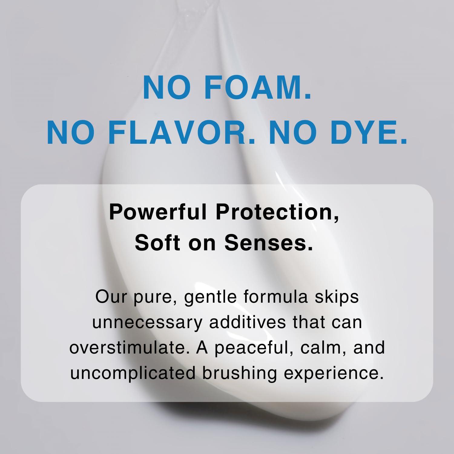 OJOOK OJOOK Kids Fluoride Free Bamboo Salt Toothpaste with nHA - Pure Dew | Nano Hydroxyapatite, Remineralizing, Strengthening Enamel for First Teeth, Safe to Swallow (3oz)