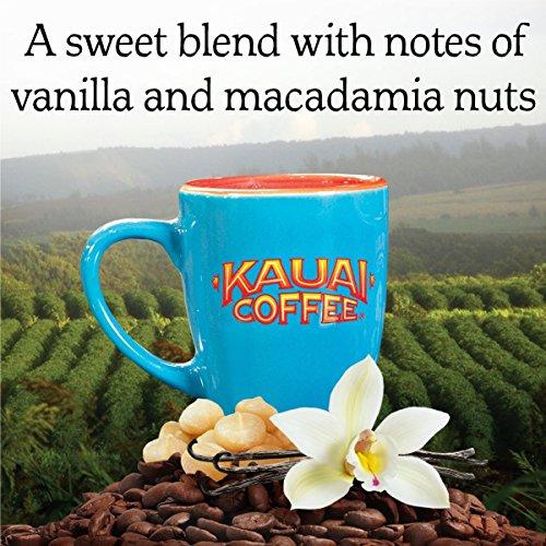 KAUAI COFFEE Kauai Coffee Vanilla Macadamia Nut, Medium Roast - Whole Bean Coffee, 24 oz Package