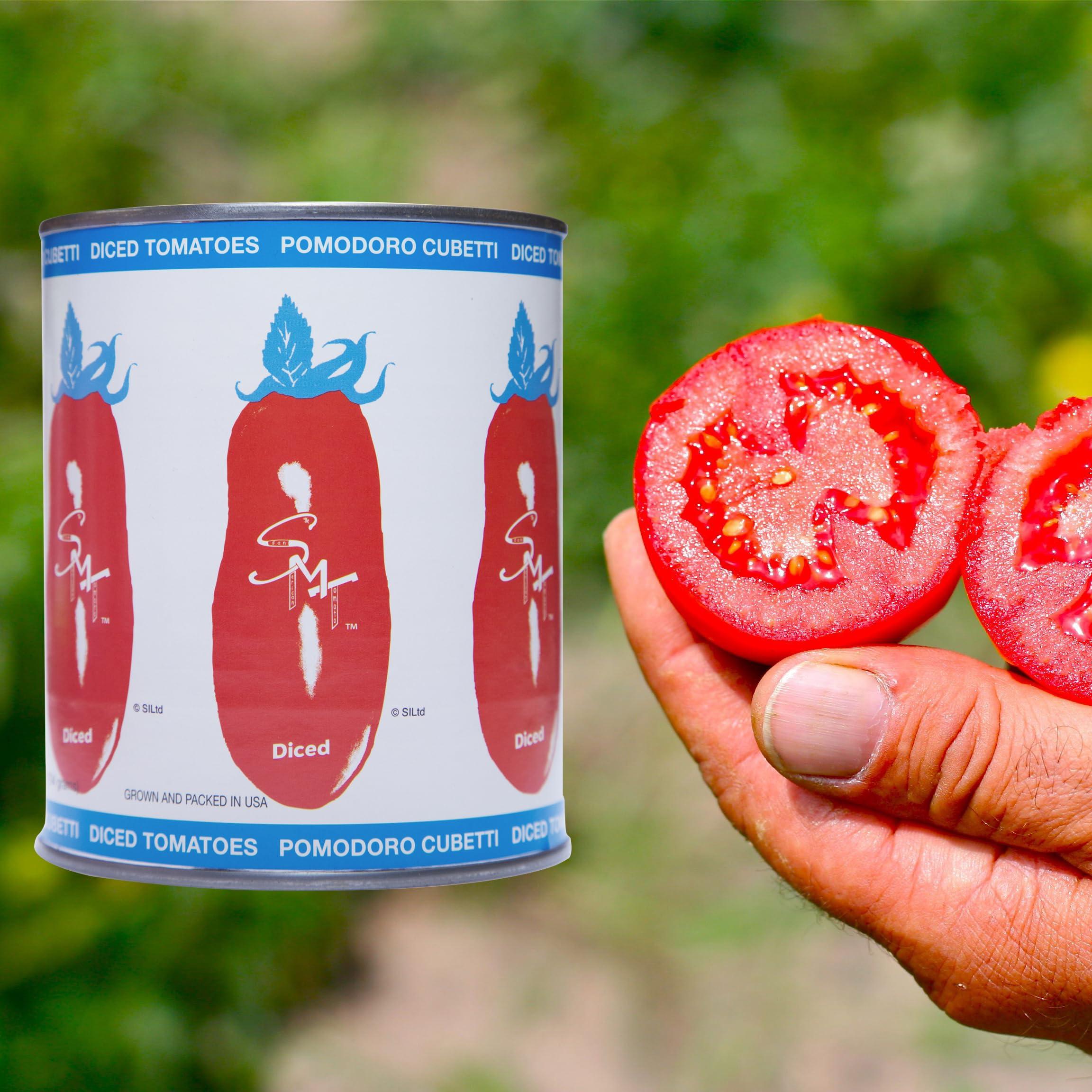 SMT SAN MERICAN TOMATO SMT San Merican Diced Tomatoes, 28 oz (Pack of 6)