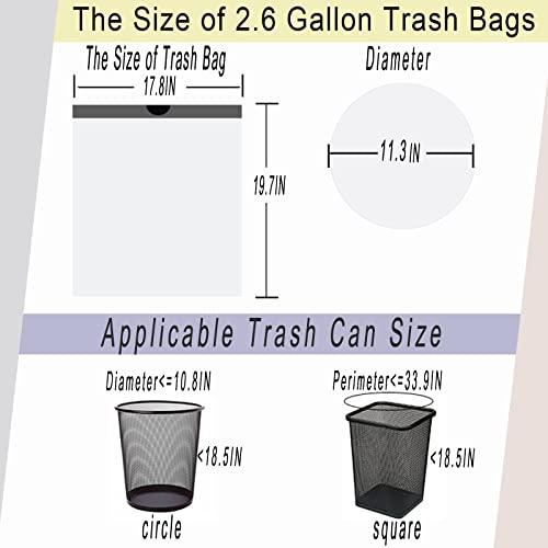 Aocoer 8 Gallon Drawstring Trash Bag, Small Garbage Bags, 90 Count