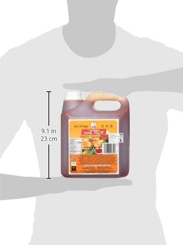 Mae Ploy Mae Ploy Thai Sweet Chilli Sauce (8.8 Pounds Total 108oz) Huge Jug Versatile Dipping Sauce