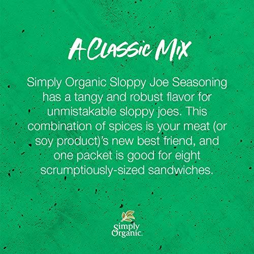 Simply Organic Simply Organic Sloppy Joe, Certified Organic, Gluten-Free | 1.41 oz