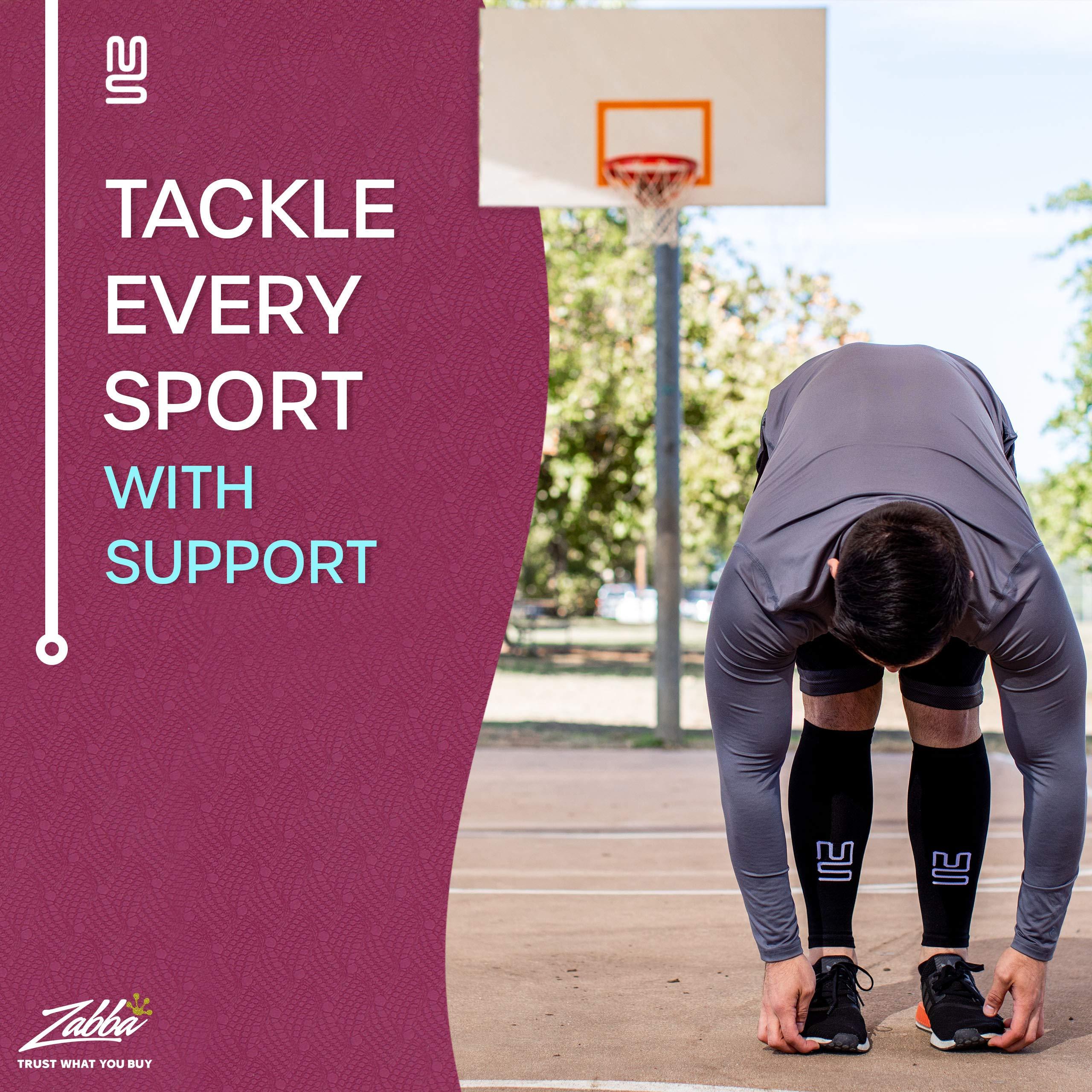 Modetro Sports Modetro Sports Calf Compression Sleeves - Leg Sleeves for Men and Women - Support Brace for Running Flights Shin Splints