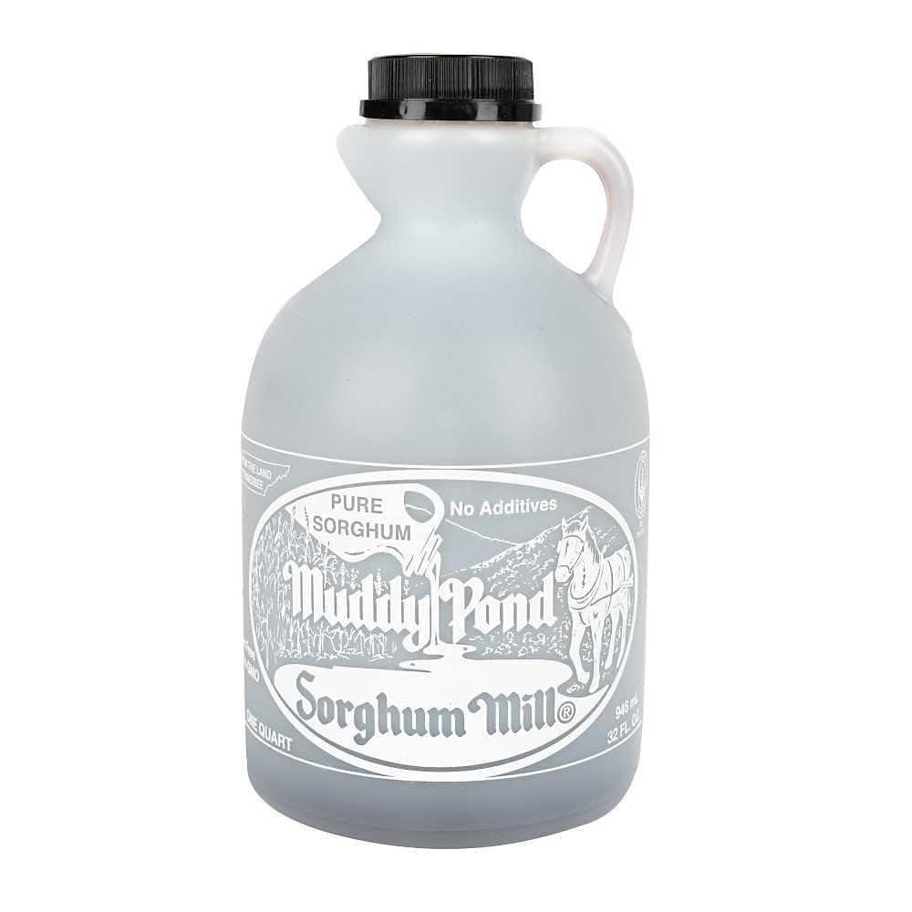 Generic Muddy Pond Sorghum Mill - Pure Sorghum Syrup - No Additives, Non-GMO and Gluten Free 32OZ